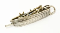 Lot 15 - A rare Victorian silver telescopic propelling pencil