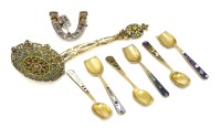 Lot 309 - An American sterling silver spoon