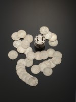 Lot 33 - A Charles l silver counter box