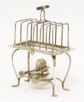 Lot 310 - An Asprey & Co. silver 'Everhot' toast rack