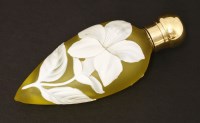 Lot 67 - A cameo glass scent bottle
