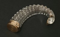 Lot 105 - A cut-glass vinaigrette