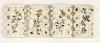 Lot 573 - Four Japanese Shibayama bezique markers