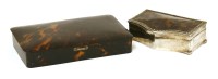 Lot 146 - A silver dressing table box
