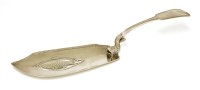 Lot 132 - A George III silver single struck fiddle