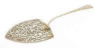 Lot 133 - A George III silver pastry slice
Henry Green & Charles Aldridge