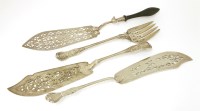 Lot 137 - A Victorian silver fish slice