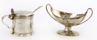 Lot 162 - A George III silver salt cellar