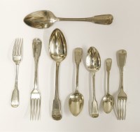 Lot 174 - A part collected George III/IV and William IV silver teardrop