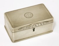Lot 45 - An unusual George IV silver snuff box