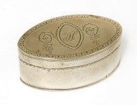 Lot 48 - A good George III silver nutmeg grater