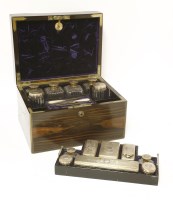 Lot 191 - A Victorian coromandel toilet box
