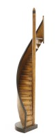 Lot 479 - A model of a spiral staircase