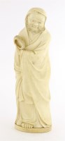 Lot 643 - A Chinese ivory figure