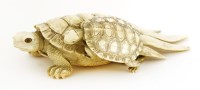 Lot 611 - A Japanese ivory okimono