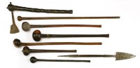 Lot 466 - A collection of six knobkerries
