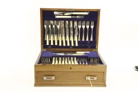 Lot 327 - A silver twelve-place setting of Sandringham pattern flatware