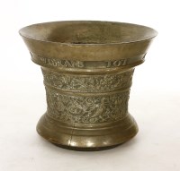 Lot 417 - A massive Dutch bronze mortar