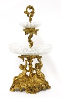 Lot 543 - A gilt bronze centrepiece