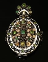 Lot 143 - A cased Austro-Hungarian silver