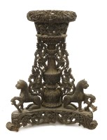 Lot 1176 - An Indian ebony jardiniére