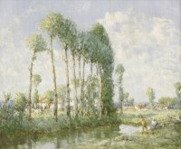 Lot 1057 - William Lee-Hankey RWS (1869-1952)
'THE RIVER DURDANT