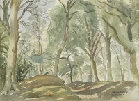 Lot 1288 - Ethelbert White (1891-1972)
'WOODLAND PATH'
Signed twice l.r.