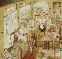 Lot 1293 - Chris Orr (b.1943)
'THE GREAT LLANDUDNO KIPPER INCIDENT'
Signed l.r.