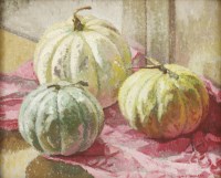 Lot 1184 - Louis Augustus Sargent (1881-1965)
THREE MELONS 
Signed l.r.