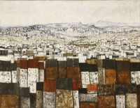 Lot 1382 - John Ridgewell (1937-2004)
'NORTHERN CITY'
Signed and dated '68 l.r.