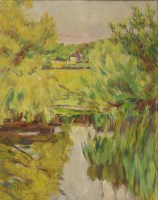 Lot 1161 - Duncan Grant (1885-1978)
VIEW OF A GARDEN
Signed and dated '63 l.l.