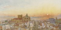 Lot 1309 - Ceri Shields (b.1964)
'GRANADA SUNSET'
Signed with initials and dated '91 l.r.