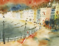 Lot 1311 - Caroline Bailey RSW (b.1953)
'SEPTEMBER PROMENADE'
Signed l.r.