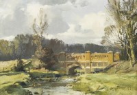 Lot 1063 - Trevor Chamberlain (b.1933)
'VICTORIAN BRIDGE'
Signed and dated '77 l.r.