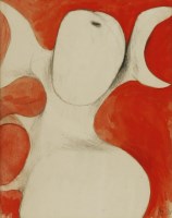 Lot 1327 - Bernard Meadows (1915-2005)
'RUNNING BIRD' - DRAWING FOR SCULPTURE
Signed with monogram and dated '78 l.r.