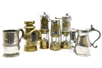 Lot 400 - Metalwares: A brass Lucas 'Kings Own' car lamp