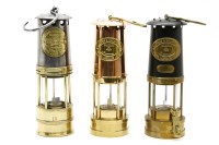 Lot 402 - 3 miner's lamps