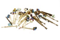 Lot 164A - 21 lace bobbins
