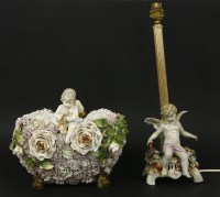 Lot 196 - A porcelain planter
