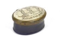 Lot 59 - An early 19th century English enamel patch box