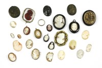 Lot 53 - A collection of rolled gold and gilt metal cameo frames