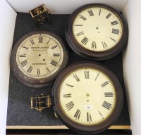 Lot 318 - A mahogany wall clock