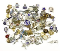 Lot 98A - A collection of military cap badges