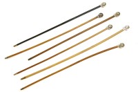 Lot 414 - A collection of swagger sticks