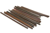 Lot 246A - A collection of leather swagger sticks