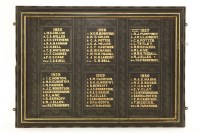 Lot 278 - A university rowing board 1925 - 1930