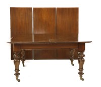 Lot 436 - A Victorian mahogany extending dining table
