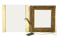 Lot 220A - A brass desk lamp of shell form