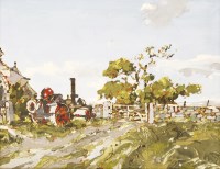 Lot 1194 - Don McBean (20th century)
AN ABANDONED TRACTOR
Oil on canvas
36 x 46cm

*Artist's Resale Right may apply to this lot.