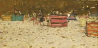 Lot 1171 - Ken Howard RA (b.1932)
'LIGHT BREAKS'
Signed l.r.
